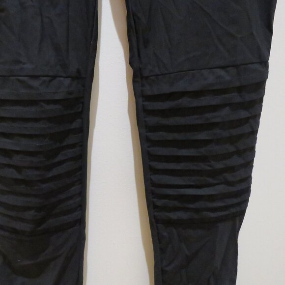RUTI The All Mighty Moto Ponti Leggings Pull On Pants in Black Minimalist Travel - Picture 5 of 14
